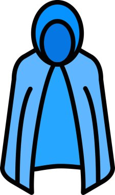 Görünmez Görünmez Görünmezlik simgesi, vektör illüstrasyonu basit tasarım