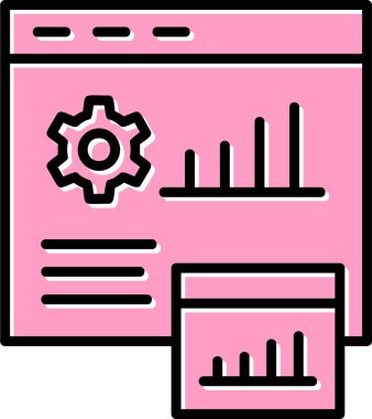 Bir vektör illüstrasyonu olarak kullanıcı verisinin soyut temsili.