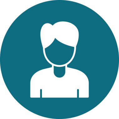 Çalışan. Web simgesi basit illüstrasyon