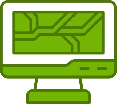 Ayrıntılı plan. Web simgesi vektör illüstrasyonu