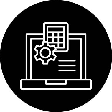 Web geliştirme vektör simgesi modern illüstrasyon