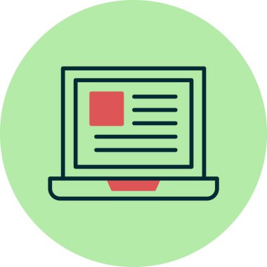 Platform. Web simgesi basit illüstrasyon