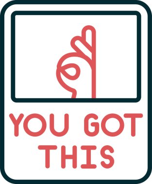 Simge vektör illüstrasyon tasarımı