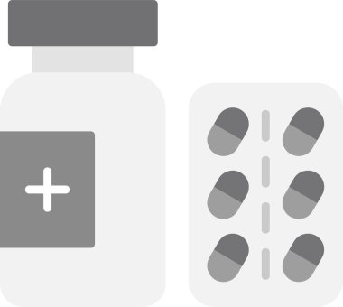 uyuşturucu ve hap ikonu vektör illüstrasyonu