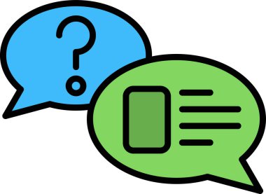 Konuşma baloncukları, iletiler, vektör illüstrasyonu