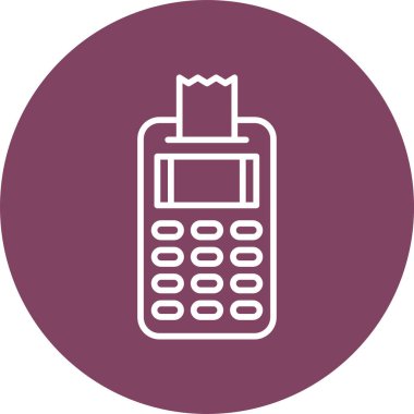 Pos Uçbirim Web simgesi vektör illüstrasyonu