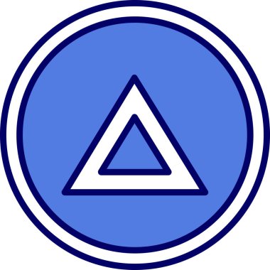 - Delta. Web simgesi basit illüstrasyon