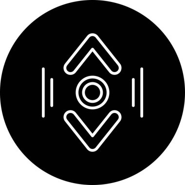 Basit ok simgesi vektör illüstrasyonu