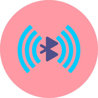 Bluetooth web simgesi, vektör çizim