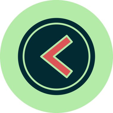 Sembol simgesinden küçük, vektör illüstrasyonu basit tasarım