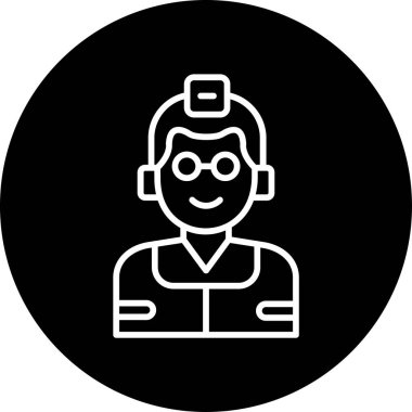 erkek avatar simge vektör çizim 