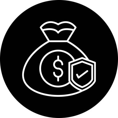 para çantası simgesi, vektör illüstrasyonu basit tasarım