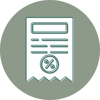 Bill simgesi, vektör illüstrasyonu basit tasarım