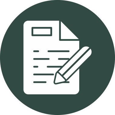 Sözleşmeli ağ simgesi, vektör illüstrasyonu