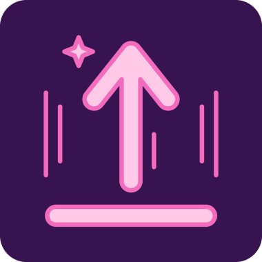 Basit ok simgesi vektör illüstrasyonu