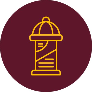  Direk. Web simgesi basit illüstrasyon