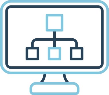 Web Yazılım simgesi, vektör illüstrasyonu