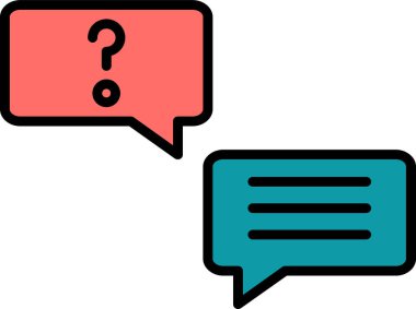 Basit Yardım simgesi, vektör illüstrasyonu