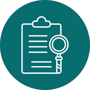 Tanımlama web simgesi vektör illüstrasyonu