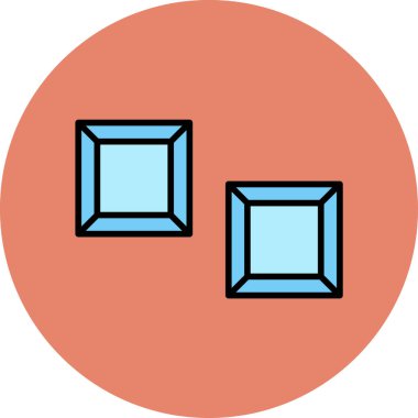 Şeker Web simgesi vektör illüstrasyonu