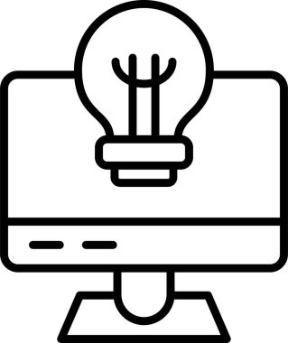 Yenilik. Web simgesi basit illüstrasyon