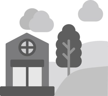 Çevresel ekoloji ikonu vektör illüstrasyonu 