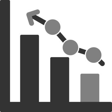 Pazar analiz simgesi vektör illüstrasyonu