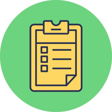 Görevler. Web simgesi basit illüstrasyon