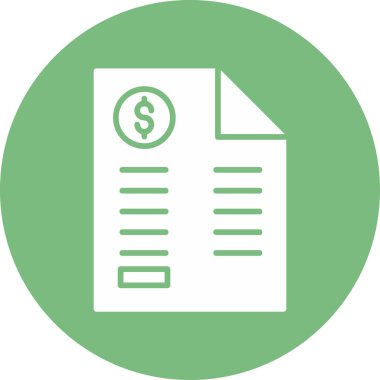 Bill simgesi, vektör illüstrasyonu basit tasarım