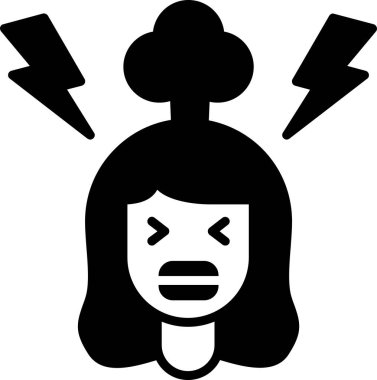 Hüsrana uğradım. Web simgesi basit illüstrasyon