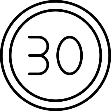 Hız limiti tabelası. Yol işareti.