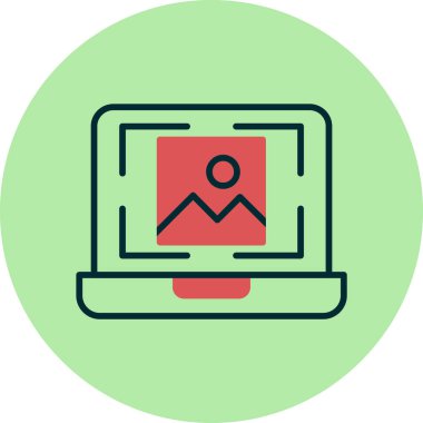 Çözüm. Web simgesi basit illüstrasyon 