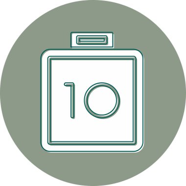 ağırlık web simgesi vektör illüstrasyonu