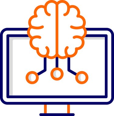 Öğrenmek. Web simgesi vektör illüstrasyonu