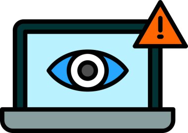 Casus mu? Web simgesi basit illüstrasyon