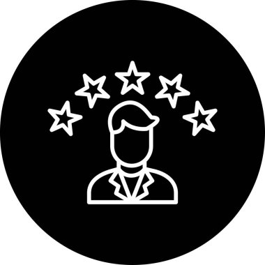 Müşteri hizmet vektör satırı simgesi