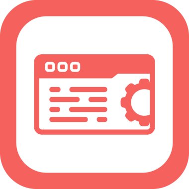 Web Ayarları, vites simgesi çizimi 