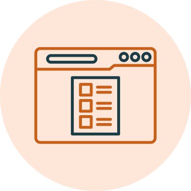 İş ve vektör illüstrasyonu için Quiz web simgesi