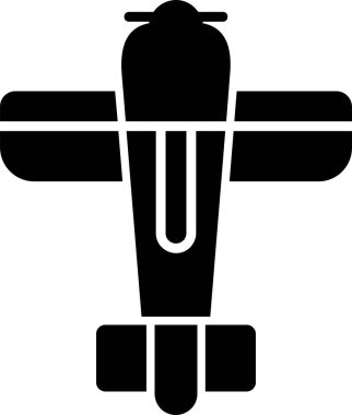 Uçak. Web simgesi basit illüstrasyon