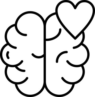 Zihinsel Sağlık ikonu konsept vektör çizimi