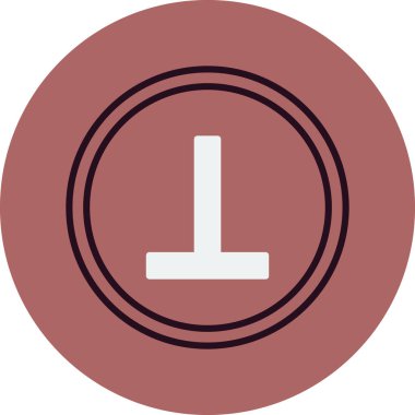 Beyaz arkaplan resimleme ile dikey simge tasarımı