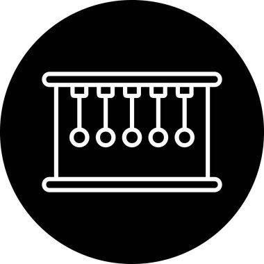 Momentum web simgesi vektör illüstrasyonu