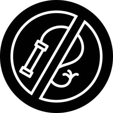 Kırbaç ağ ikonu vektör çizimi yok