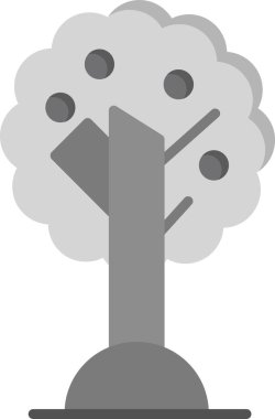 Zeytin ağacı. Web simgesi vektör illüstrasyonu 