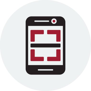 Taranıyor. Web simgesi basit illüstrasyon