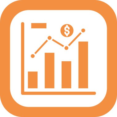 Ticaret şeması. Web simgesi basit illüstrasyon