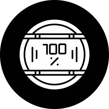 Modern İlerleme simgesinin vektör illüstrasyonu