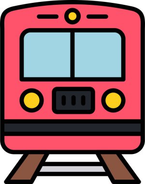 Web simgesi tren, illüstrasyon vektör  