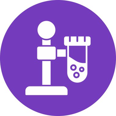 Kimyasal matara kimyasal ikonu - taslak biçimi