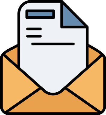 zarf web simgesi vektör illüstrasyonu